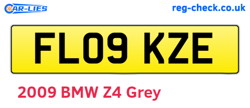 FL09KZE are the vehicle registration plates.