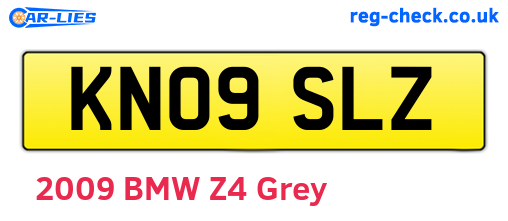KN09SLZ are the vehicle registration plates.