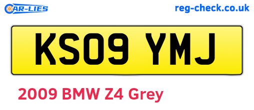 KS09YMJ are the vehicle registration plates.