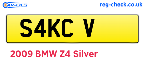 S4KCV are the vehicle registration plates.