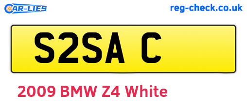 S2SAC are the vehicle registration plates.