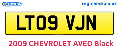 LT09VJN are the vehicle registration plates.
