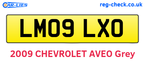 LM09LXO are the vehicle registration plates.