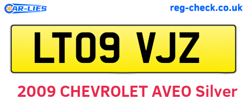 LT09VJZ are the vehicle registration plates.