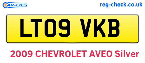 LT09VKB are the vehicle registration plates.
