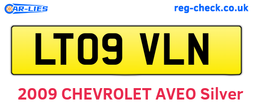 LT09VLN are the vehicle registration plates.