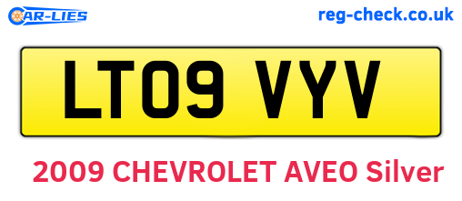 LT09VYV are the vehicle registration plates.