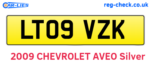 LT09VZK are the vehicle registration plates.