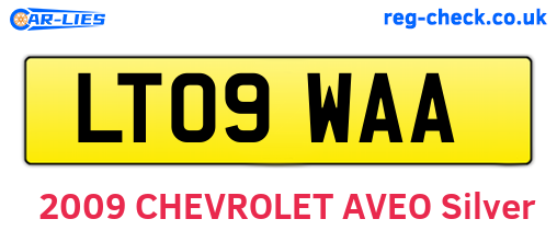 LT09WAA are the vehicle registration plates.
