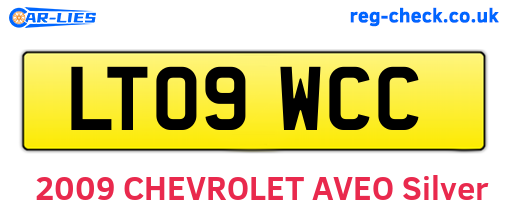 LT09WCC are the vehicle registration plates.