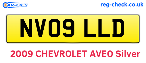 NV09LLD are the vehicle registration plates.