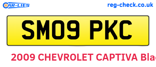 SM09PKC are the vehicle registration plates.