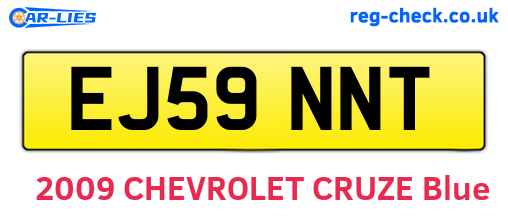 EJ59NNT are the vehicle registration plates.