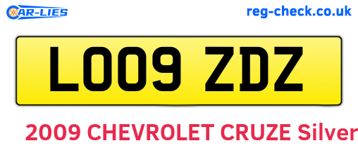 LO09ZDZ are the vehicle registration plates.
