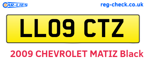 LL09CTZ are the vehicle registration plates.