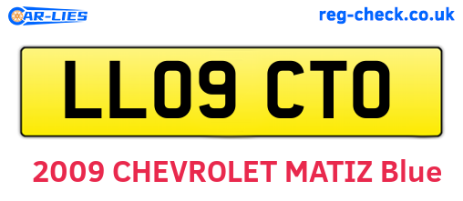 LL09CTO are the vehicle registration plates.