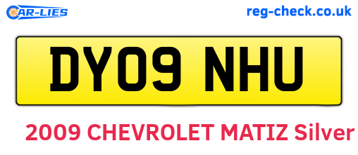 DY09NHU are the vehicle registration plates.