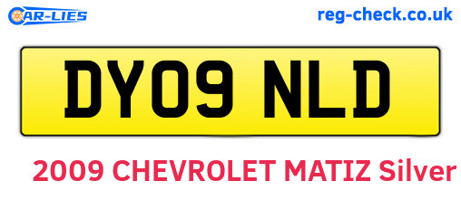DY09NLD are the vehicle registration plates.
