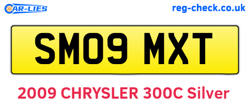SM09MXT are the vehicle registration plates.