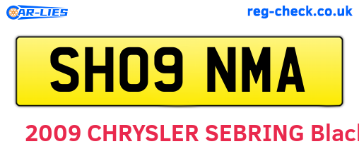 SH09NMA are the vehicle registration plates.