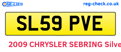 SL59PVE are the vehicle registration plates.