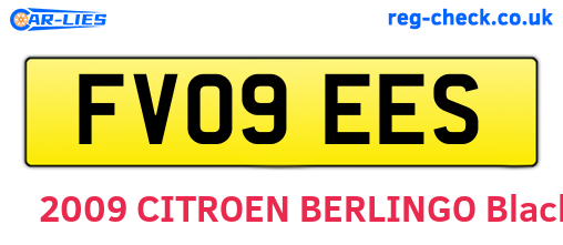 FV09EES are the vehicle registration plates.