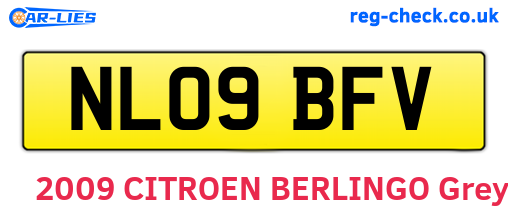 NL09BFV are the vehicle registration plates.