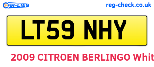 LT59NHY are the vehicle registration plates.