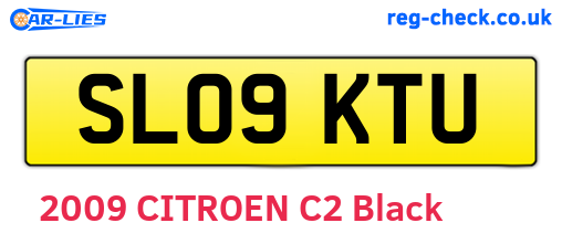 SL09KTU are the vehicle registration plates.