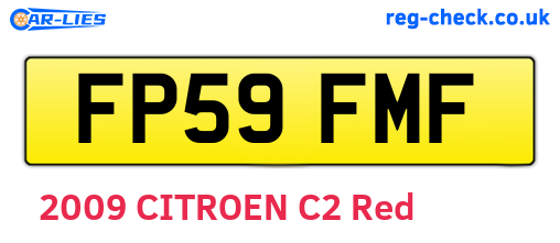 FP59FMF are the vehicle registration plates.