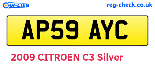 AP59AYC are the vehicle registration plates.