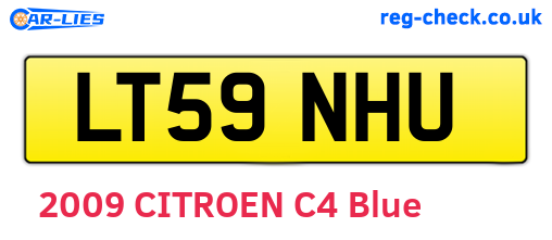 LT59NHU are the vehicle registration plates.