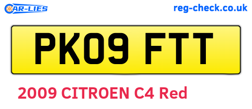 PK09FTT are the vehicle registration plates.
