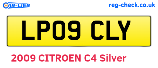 LP09CLY are the vehicle registration plates.