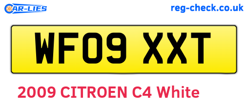 WF09XXT are the vehicle registration plates.