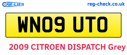 WN09UTO are the vehicle registration plates.