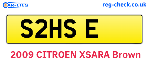 S2HSE are the vehicle registration plates.