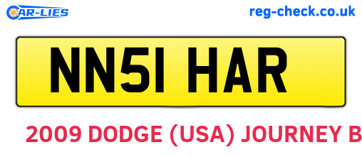 NN51HAR are the vehicle registration plates.