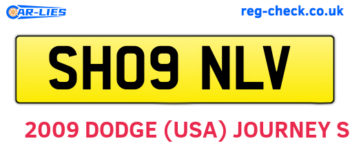 SH09NLV are the vehicle registration plates.