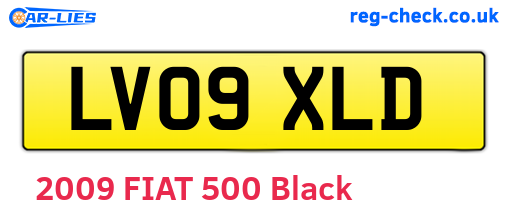 LV09XLD are the vehicle registration plates.