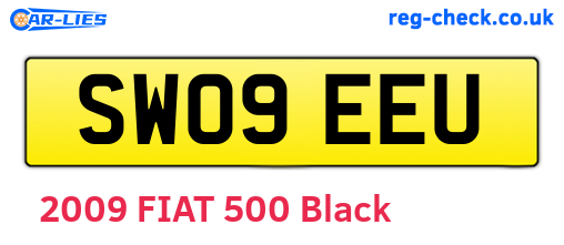 SW09EEU are the vehicle registration plates.