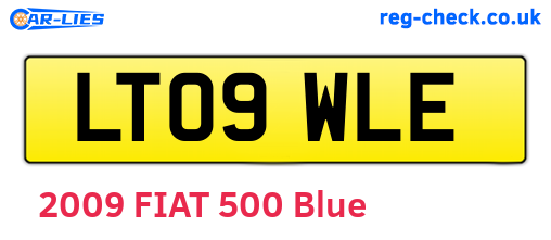 LT09WLE are the vehicle registration plates.