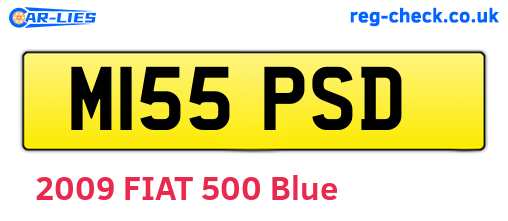M155PSD are the vehicle registration plates.