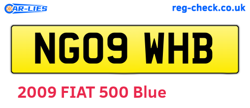 NG09WHB are the vehicle registration plates.