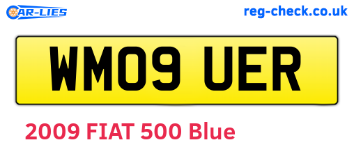 WM09UER are the vehicle registration plates.
