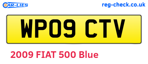 WP09CTV are the vehicle registration plates.