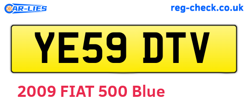 YE59DTV are the vehicle registration plates.