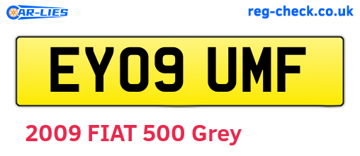 EY09UMF are the vehicle registration plates.