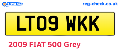 LT09WKK are the vehicle registration plates.