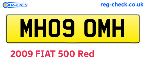 MH09OMH are the vehicle registration plates.